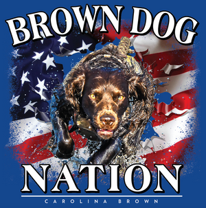 brown dog nation navy blue t-shirt