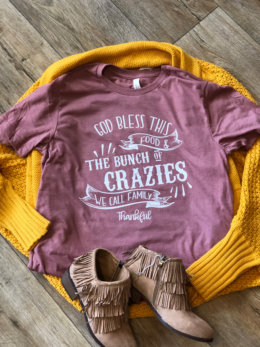 Crazy Family Thankful T-Shirt