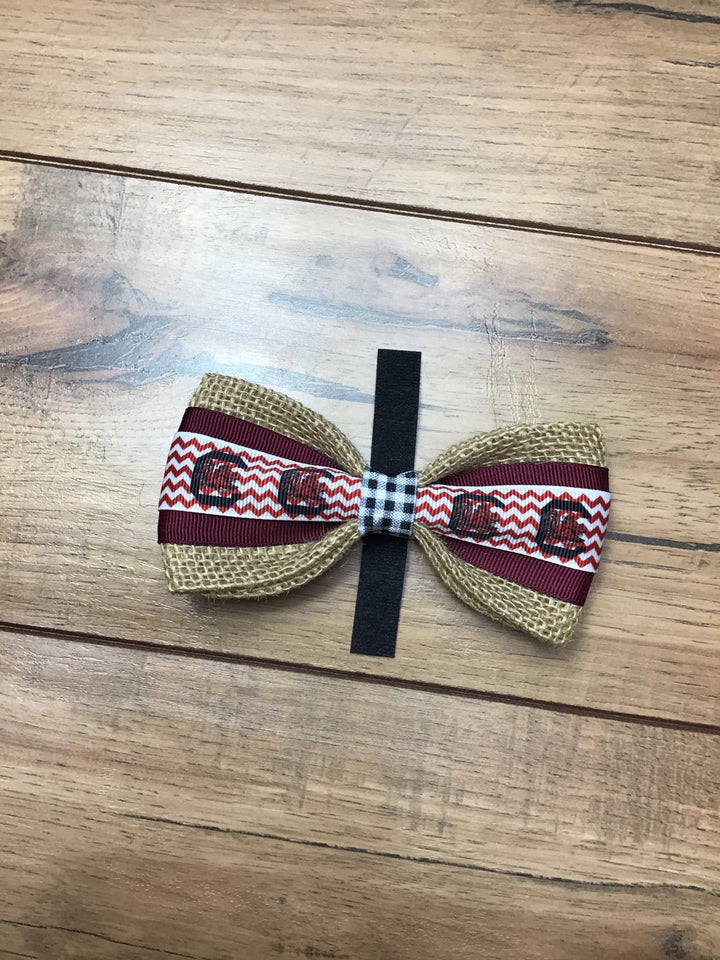 Gamecock Dog Bow Tie