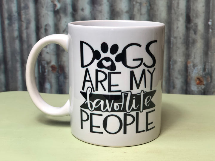 Dogs are my Favorite People Coffee Mug