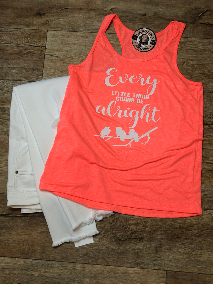 Every Little Thing Hippie coral Tank Top