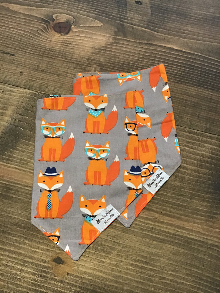 Personalized Orange Fox Dog Bandana