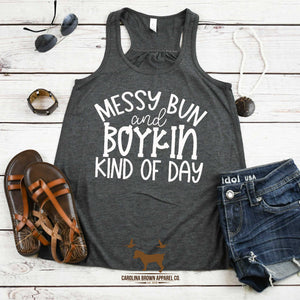 Messy Bun and Boykin Kind of Day Tank Top
