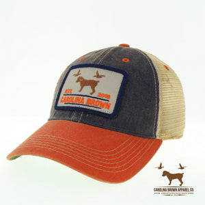 Duck Dog Navy Orange Hat