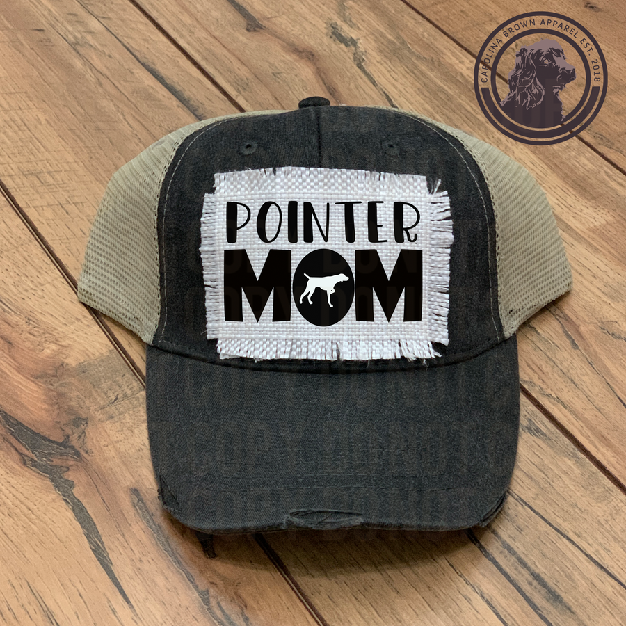Pointer Mom Patch Hat