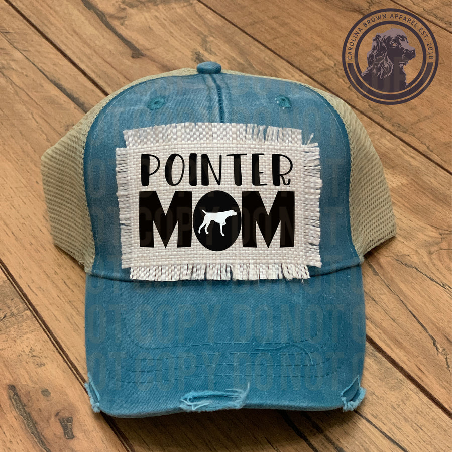 Pointer Mom Patch Hat